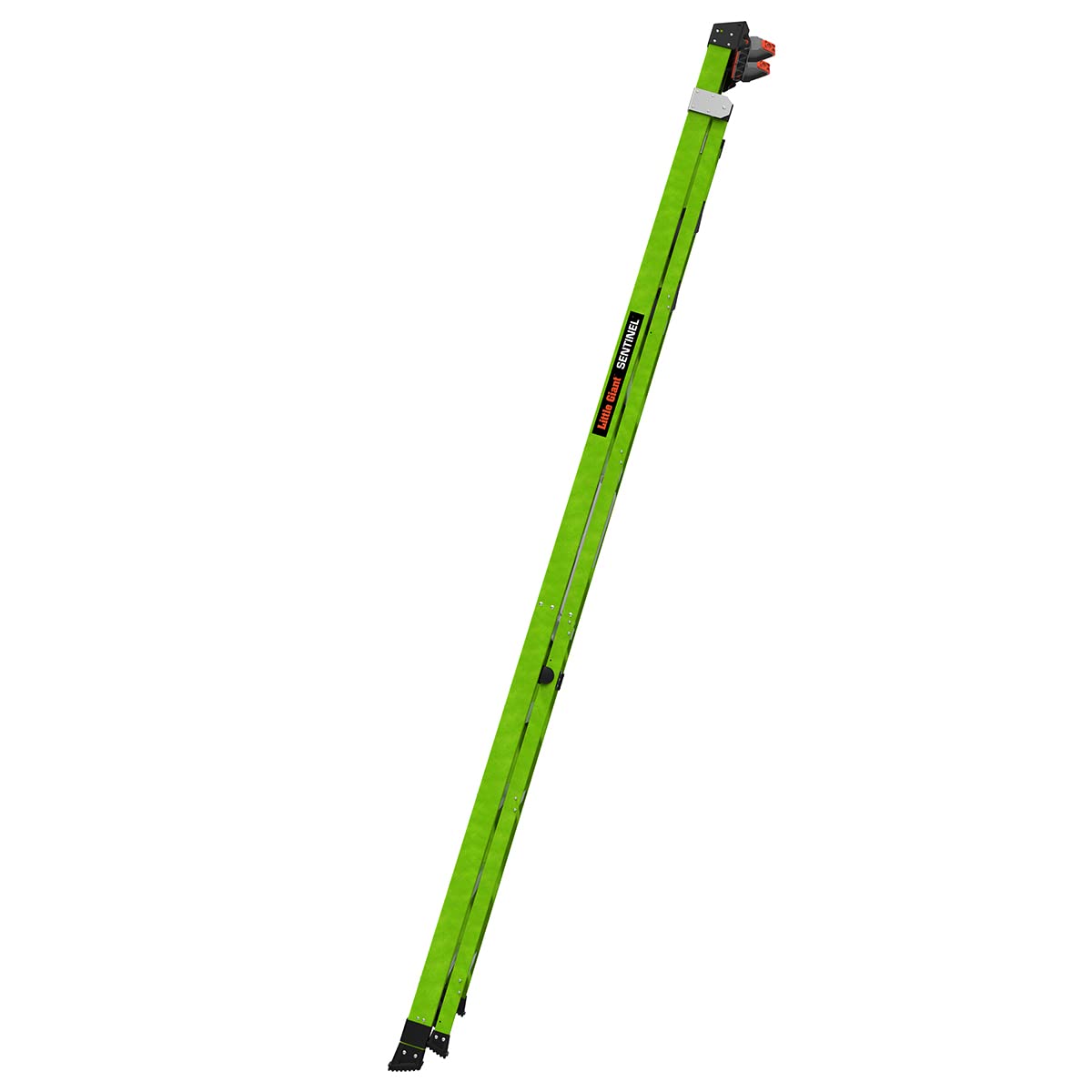 Little Giant Ladders, Sentinel, M12, 12ft A Frame Stepladder/Leaning Ladder, Fiberglass, Type 1AA, 375 lbs Weight Rating, (15912-002) Hi-viz Green