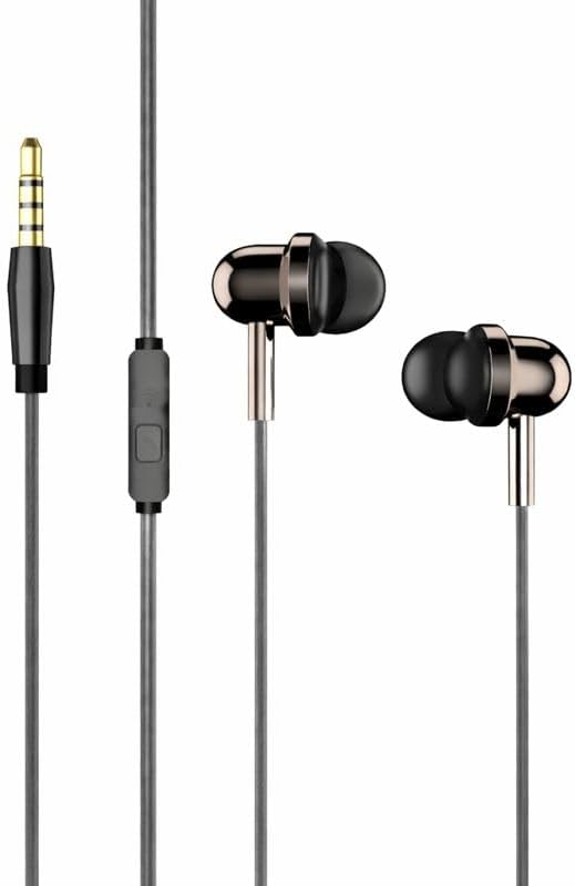 3.5mm Pack Wired Earbuds with Microphone, Jack in-Ear Headphones, Compact Lightweight Earbuds with Inline Mic