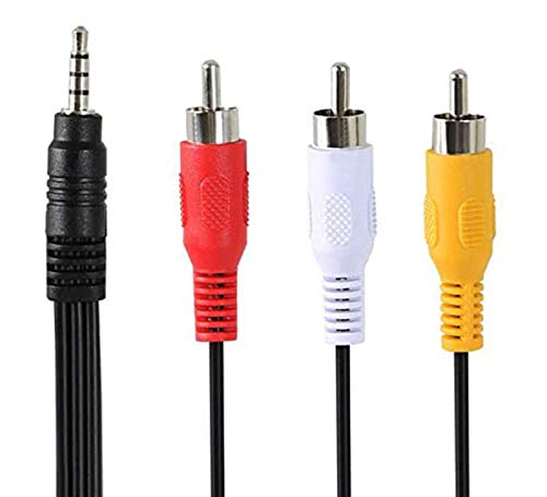 MaxLLTo 5ft K2KC4CB00002 Long AV Audio Video RCA TV Cable Cord Lead Wire for Panasonic Camcorder