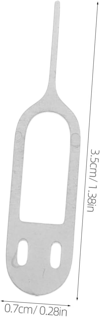 50pcs ARTIBETTER Stainless Steel Sim Card Ejector Tool Sim Pin for Efficient Removal of Card Tray Compatible with All