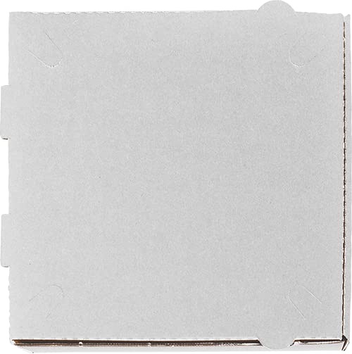 DHG PROFESSIONAL 50 Pack Corrugated Pizza Box - White Cardboard (14" x 14")