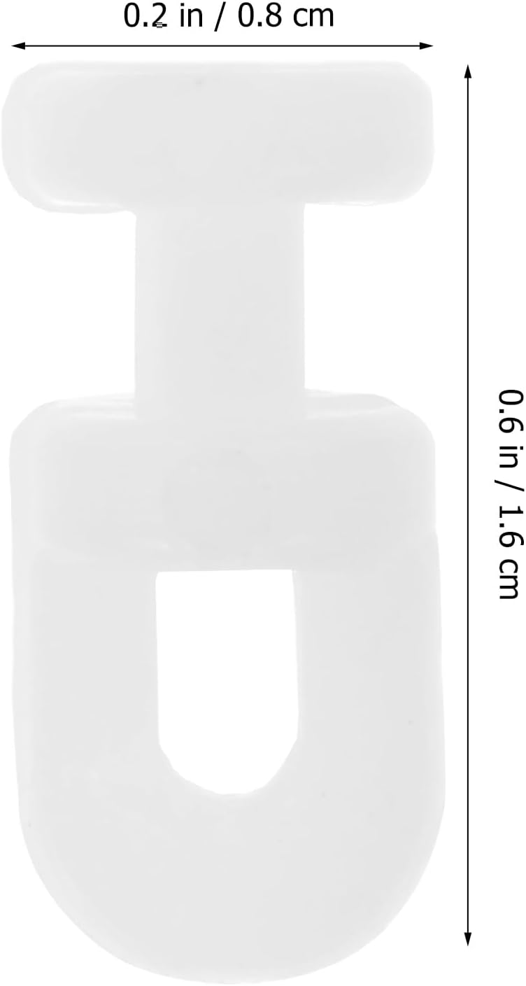 Uonlytech Curtain Track Rollers - 200Pcs Smooth Sliding Pulley Carriers for Drapes & Shower Curtains