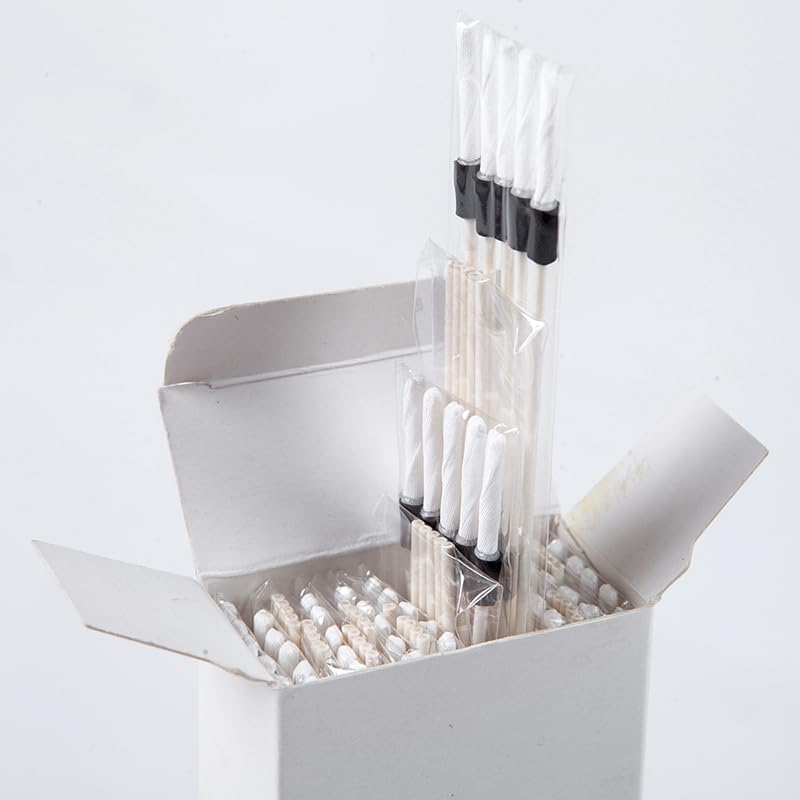 100pcs 2.5mm 2.5mm Fiber Cleaner Sticks for Cleaning apertures Ideal for ST/FC/SC Fiber Optic Connector, Adaptor