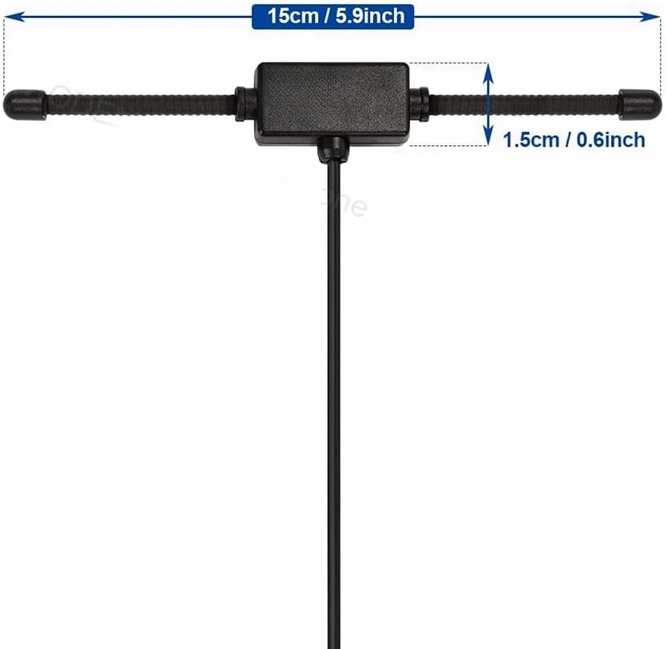 TREADALT-TEC VHF UHF Car Truck Police Scanner Adhesive Mount Antenna Vehicle Ham Amateur Mobile Scanner BNC Male Dipole