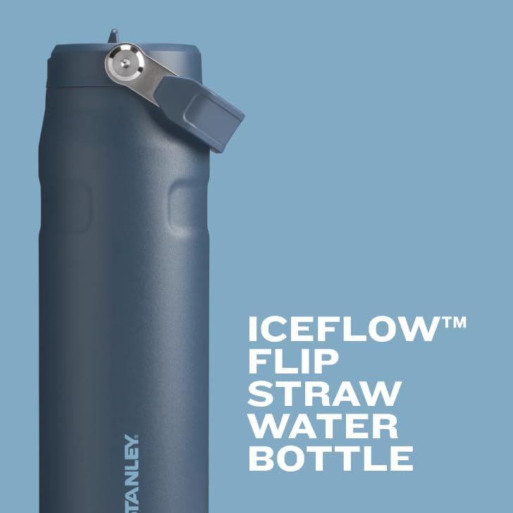 Stanley IceFlow 2.0 Water Bottle - 24 OZ Insulated Stainless Steel | Lightweight, Leak-Resistant & BPA-Free | Lilac