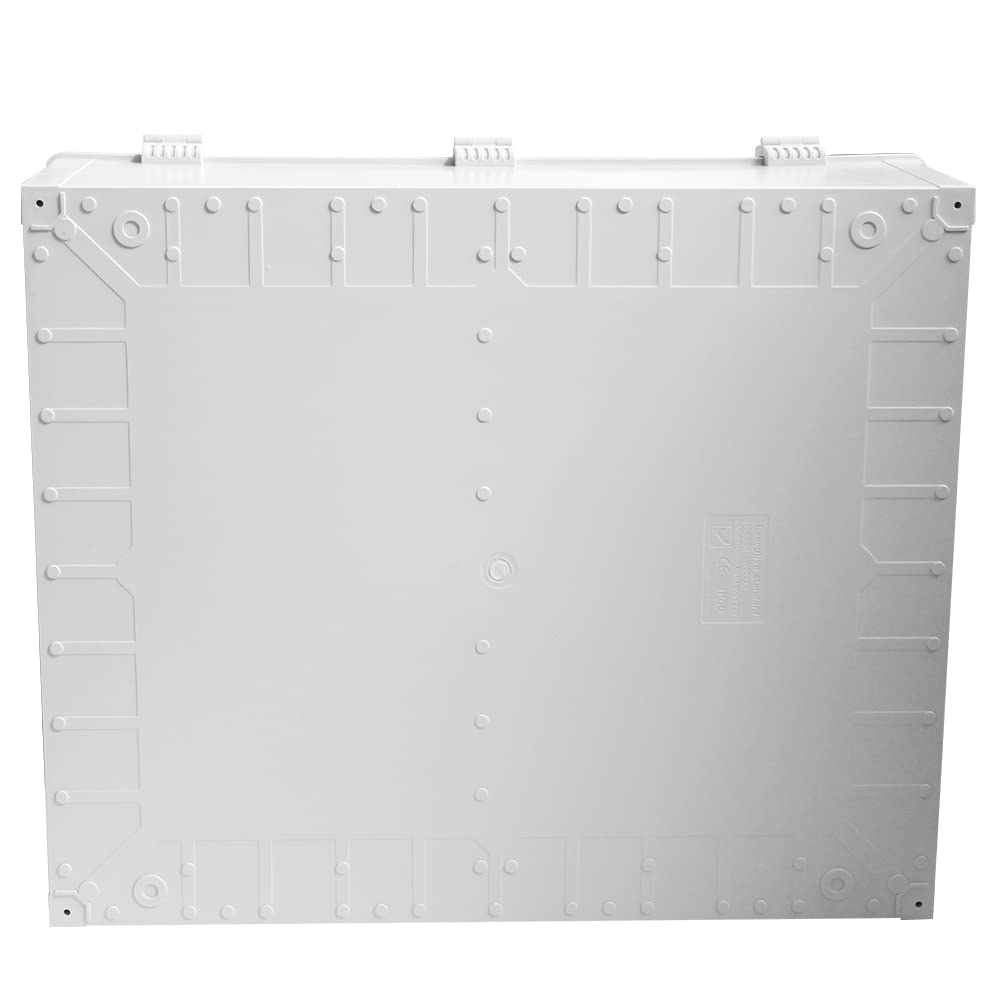 Big Size 23.62"x19.68"x8.66" IP67 Waterproof Enclosure Electrical Junction Box, Grey Shell ABS Outdoor Box With Covers (600x500x220mm)