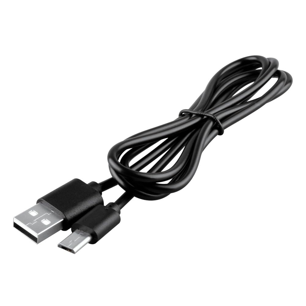 10mm PKPOWER New DC Extra Long Tip Micro USB Charger Cable Cord for Charging Power Bank, black