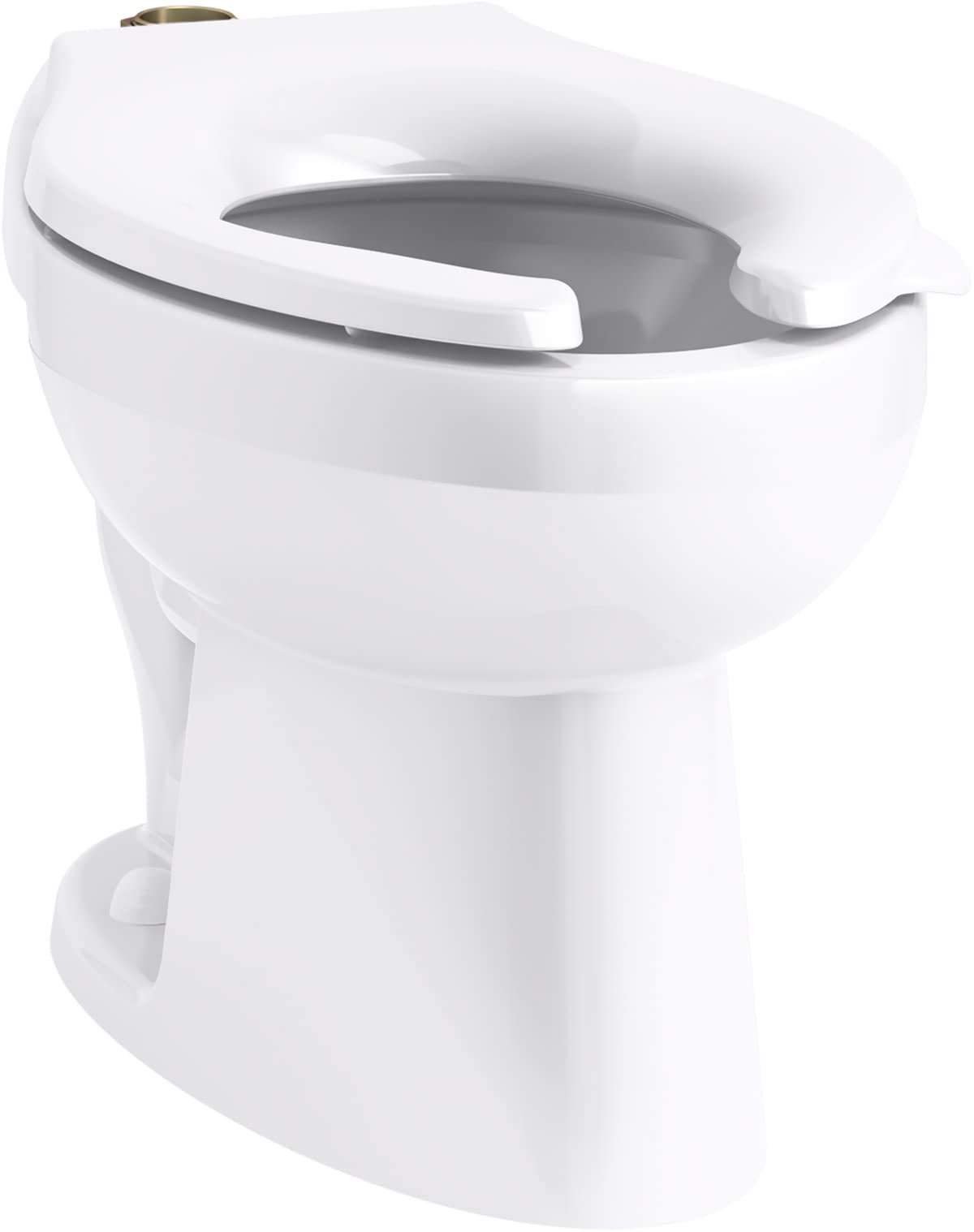 KOHLER Wellcomme™ Ultra flushometer bowl with top spud and 4 bolt holes