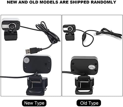 Zerone 640 480/0.3Mp 360 30 Webcam with Microphone, x USB Camera with Clamp Mount Support Rotation and Vertical