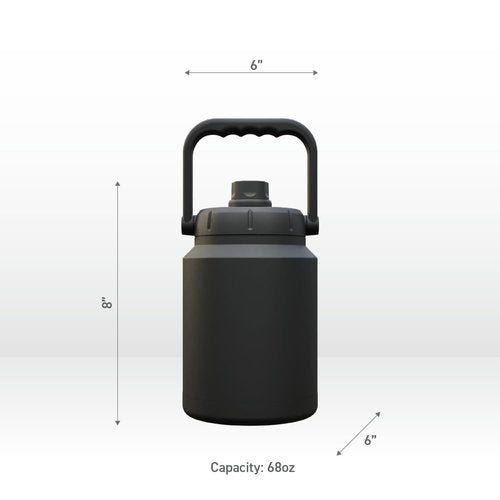 Asobu Mighty Stainless Steel Double Walled Insulated Outdoor Water Jug 68 Ounces - Half Gallon (Copper)