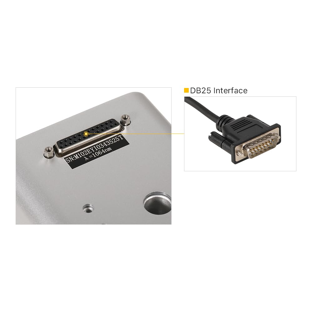 Cloudray Fiber Galvo Scanner Light Focusing Marking Speed 2000mm/S For Fiber 1064nm Marking Machine