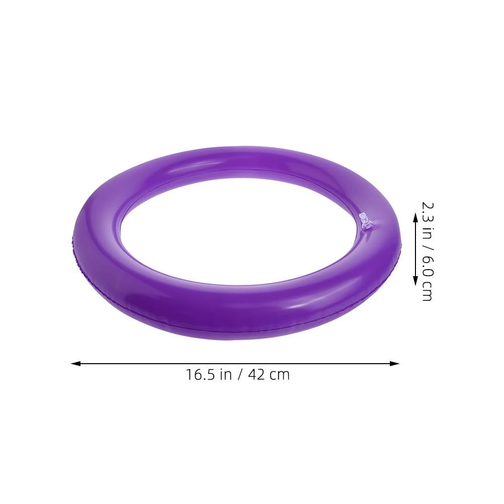 GOOHOCHY Inflatable Yoga Ball Stand 16.53X16.53X2.36In Anti Slip Fitness Ball Base Holder for Stability Gym Exercise Support
