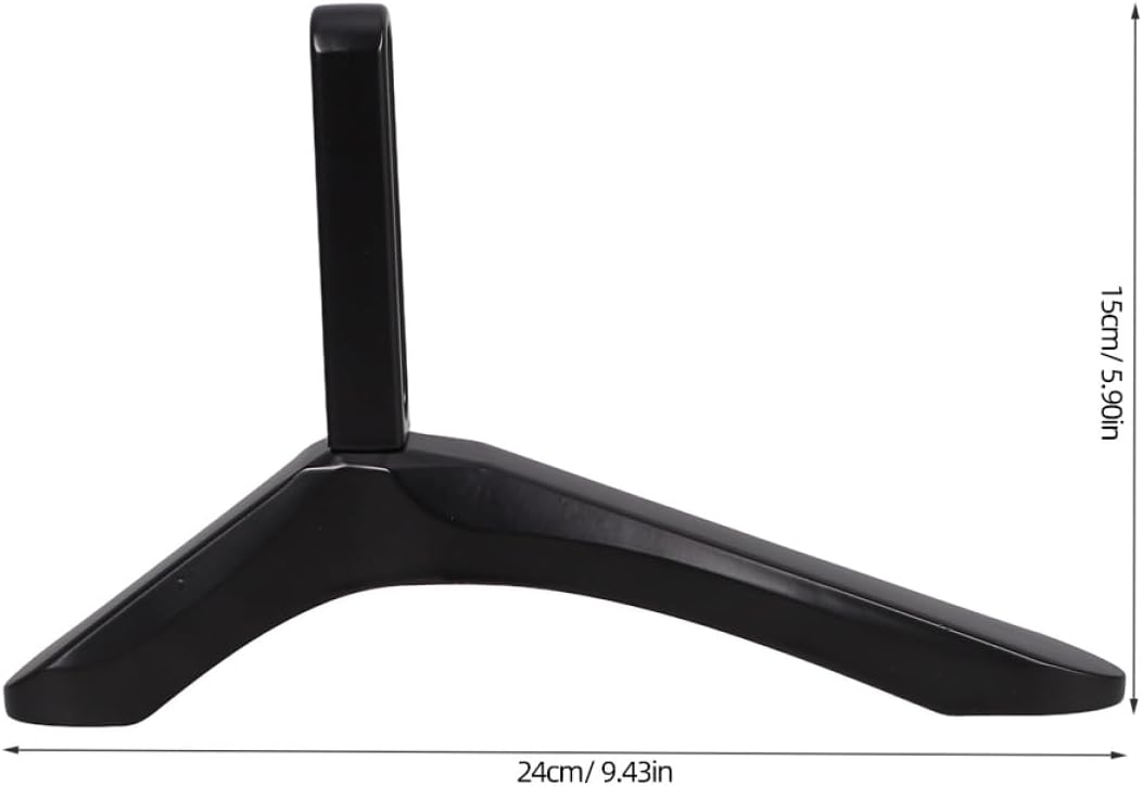 Kisangel Universal Replacement TV Stand Base with Aluminum Alloy Legs No-Drill Desktop TV Mount Stand Heavy Duty