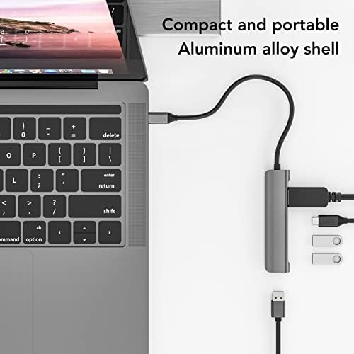 Sanpyl 4K 60Hz 60w 3 USB2.0 USB C Docking Station, USB C Hub USB C to DisplayPort Adapter, PD Charging Port, x USB C