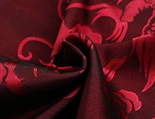 wecotton Tang Suit Men Hanfu Chinese Traditional Clothes Kung Fu Shirt Uniform Long Sleeved Coat Tops and Pants