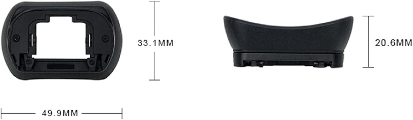 CHICHIYANG A7 A7 A7 Soft Silicone Eyecup for Sony II III Camera Viewfinder Protecting