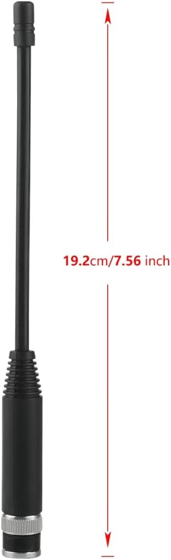 slinkdsco 27MHz Soft Whip Handheld CB Radio Antenna with BNC Connector Compatible with Cobra Midland Uniden Anytone CB
