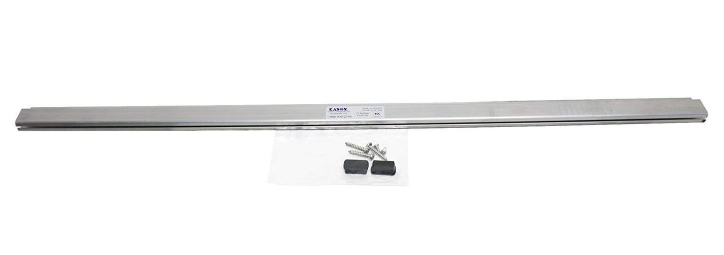 Kason Easimount Vinyl Strip Curtain Kit, 38 x 84 Inch, 6 Inch Wide, 402LA6063884