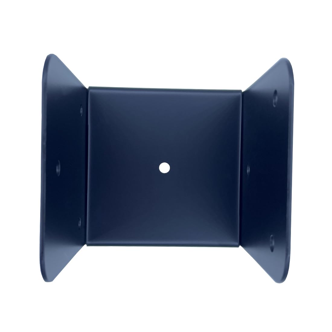 Jouray 4 Pcs Black 4x4 Deck Post Caps & Tie Brackets, 14 Gauge Steel Post Anchor Connectors for Metal to Wood Posts