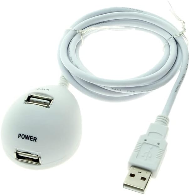 CABLEMAX 6ft. 2.0 USB Docking Extension Cable PC and Mac