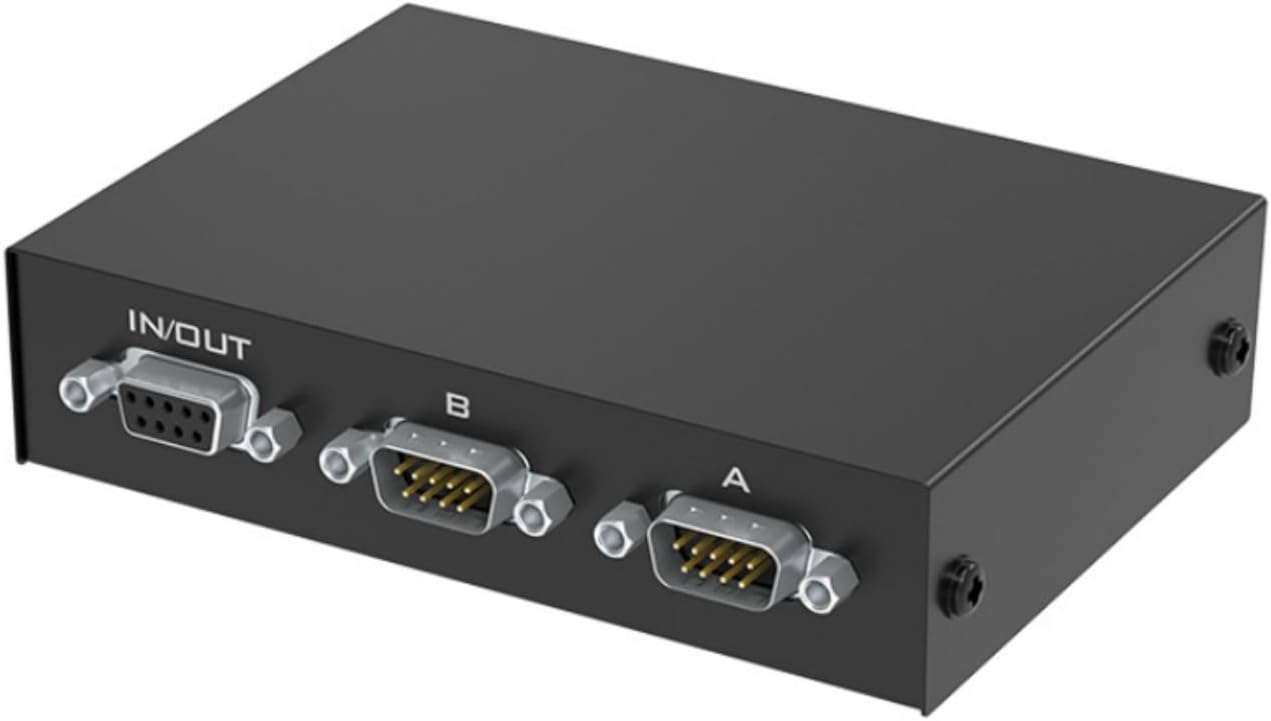 suckoo DB9 RS232 2 1 1 2 Interchange1 2 Serial Pin Switcher Sharer Splitter in Out in Out Bi Directional Host at a time