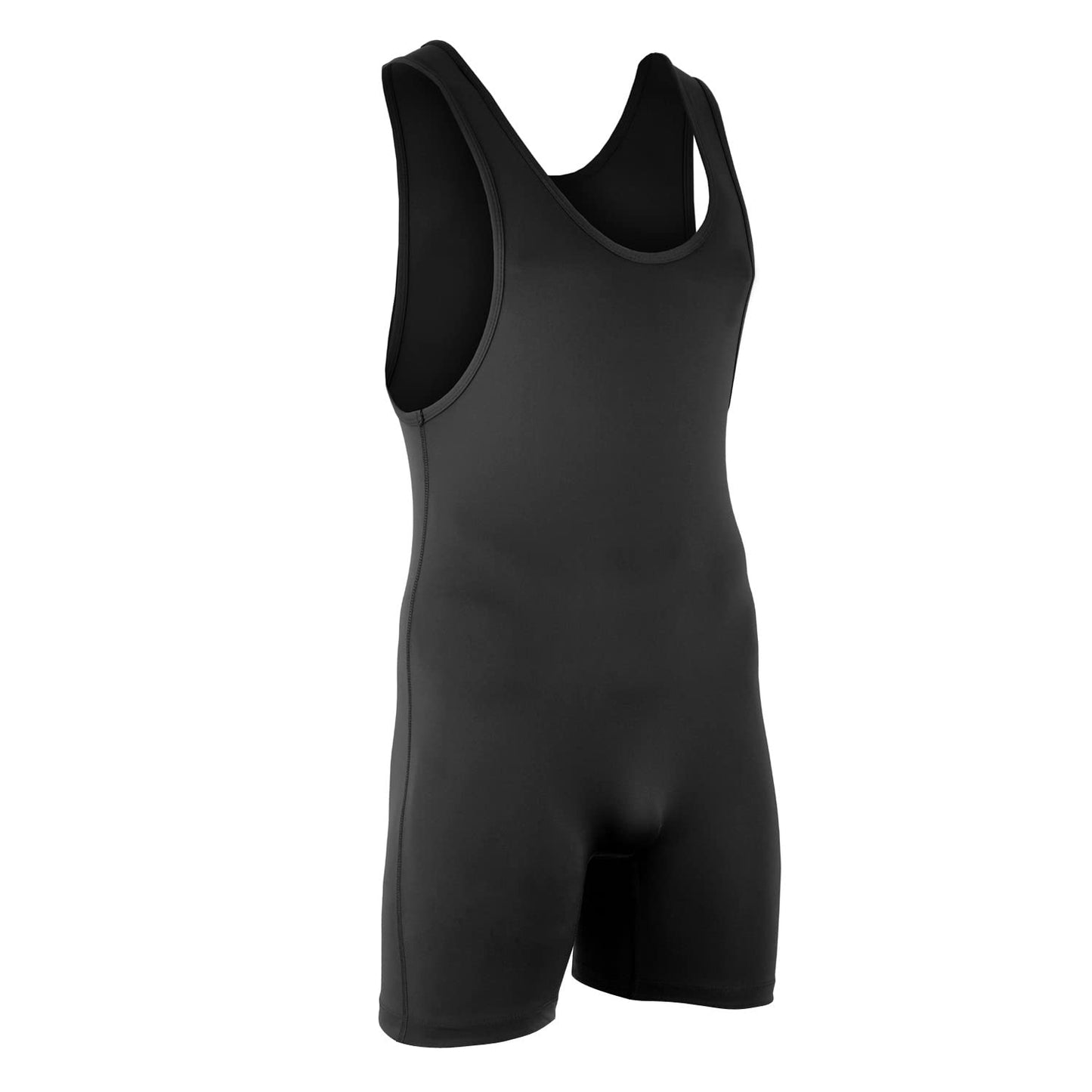 Roar Athletic Men's Wrestling Singlet Suit Bodywear Uniform for Men and Youth, Powerlifting and Exercise Equipment (Black, Youth Large)