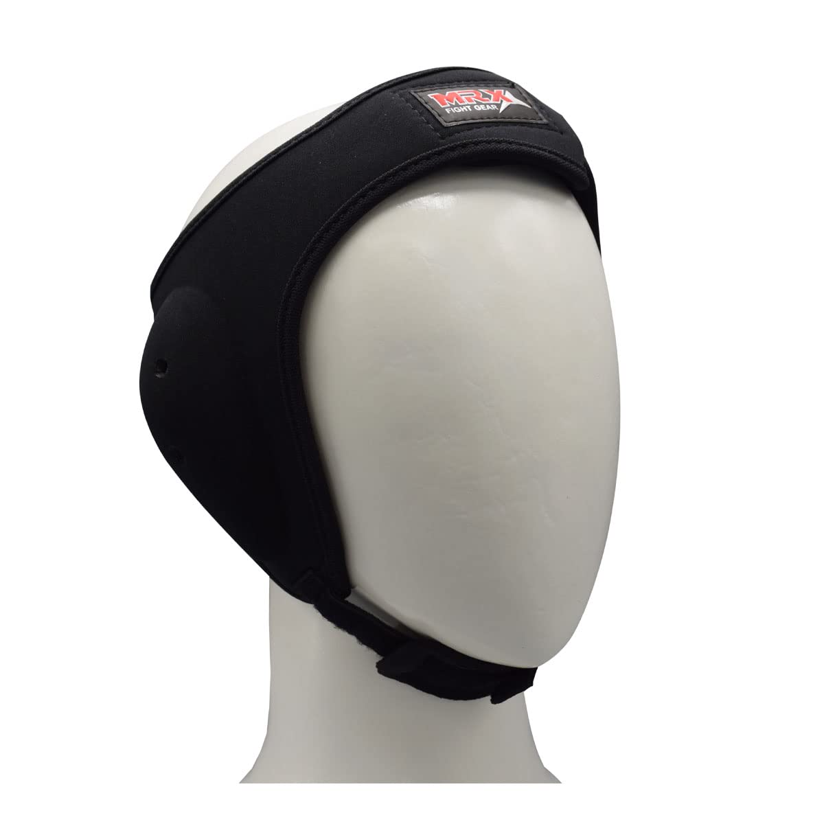 MRX MMA Ear Guards Kick Boxing Ju Jitsu Cage Wrestling Ear Protection Headgear with Adjustable Straps for Safe Head & Ear|Black