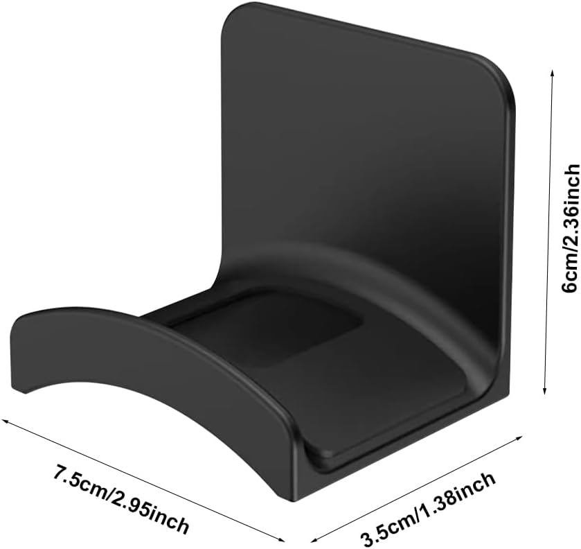 Vornetil Headset Headset Headphone Hanger Holder, Universal Wall Mount Hook Strong Adhesive Desk Hook Stand