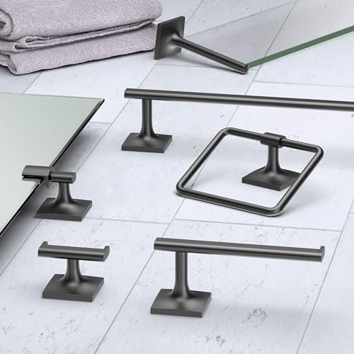 Gatco 5583MX Waterline Toilet Paper Holder, Matte Black