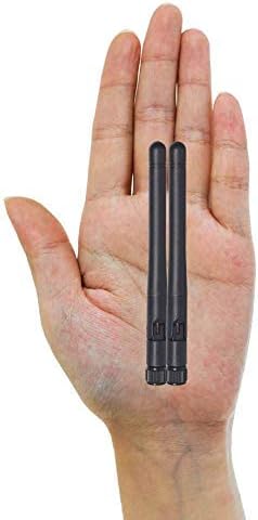 BINGFU 2.4GHz 5GHz 5.8GHz 3dBi (2-Pack) Dual Band WiFi MIMO RP-SMA Male Bluetooth Antenna for PC Computer WiFi Router