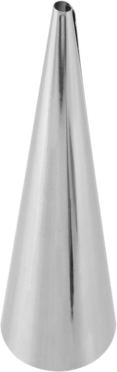 PINGEUI 50 Pack Cannoli Forms - Non-Stick Stainless Steel Molds with Cleaning Brush | 4.7 Inch for Mousse, Jelly & More