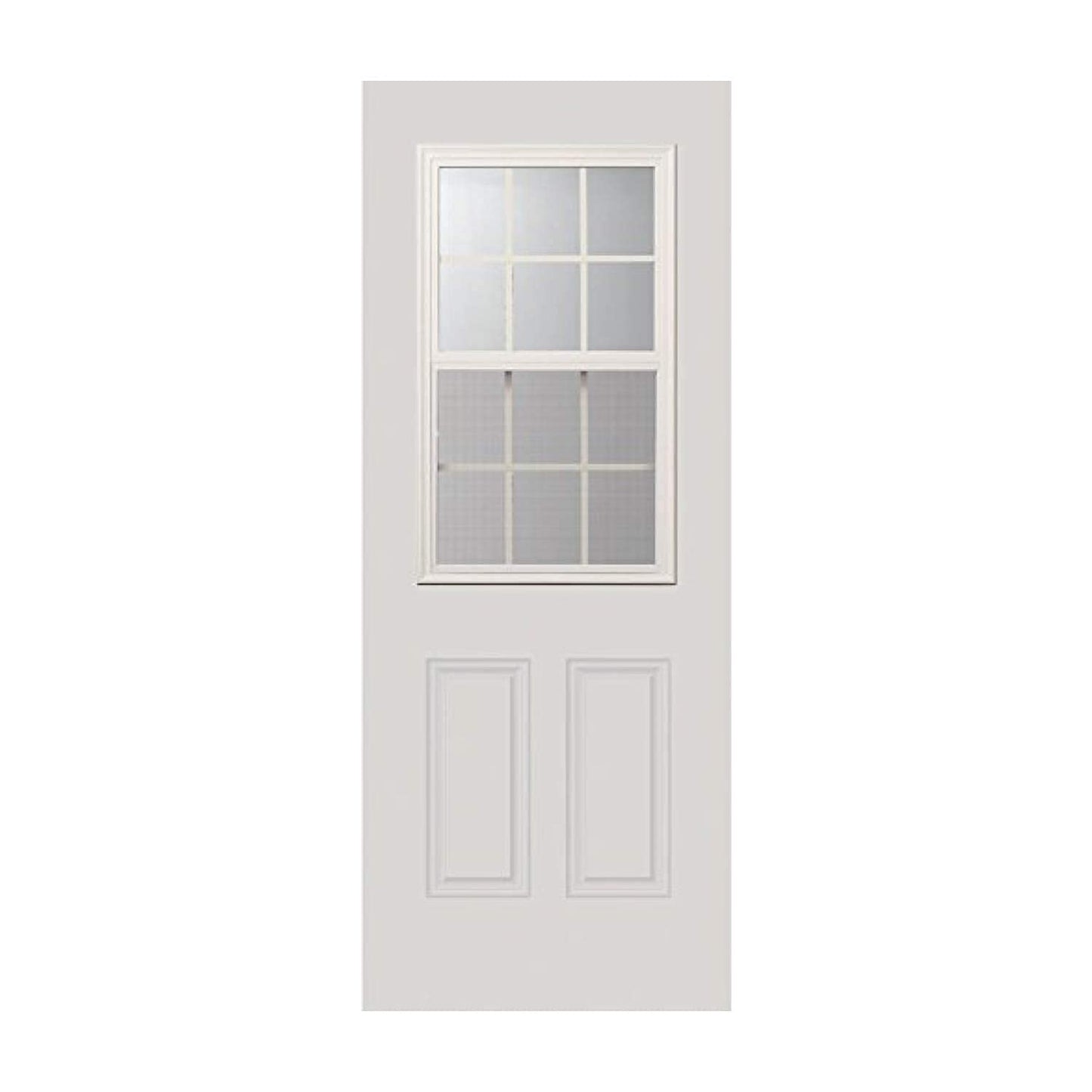 ODL Entry Door Glass Replacement for Home Improvement - 24" x 38" Exterior or Front Door Venting Window Kit Enclosed in Double Pane Tempered Clear Glass - Ideal for Side Entry and Back Patio Doors