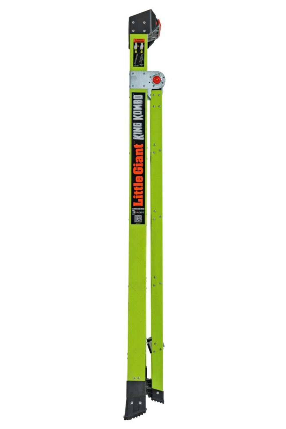 Little Giant Ladders King Kombo™ Industrial 5-Ft Multi-Position Ladder, Step/Extension/Leaning Modes, Non-Conductive Fiberglass, Rotating Wall Pad, Ground Cue, 375 Lbs. Capacity Type IAA