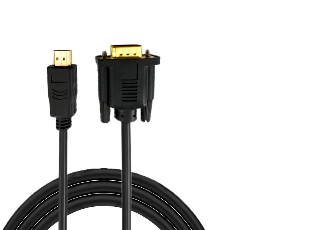 UIGOCLE 1080P@60Hz (6FT), Replacement HDMI to VGA Cable, Computer HDMI to VGA Monitor Cable Video Cable (Public