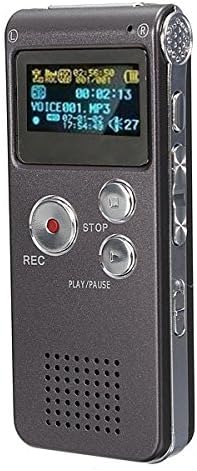 Unknown 8GB 650HR MP3 Set) Voice Recorder Player - Usb Voice Recorder - Steel Rechargeable Digital Audio Voice Recorder