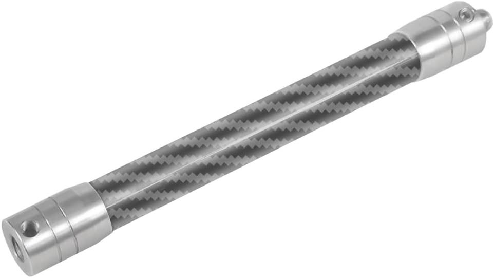FEICHAO 1/4" (1/4" Screw,121mm) Screw/Thread Extension Arm Pole Mount Carbon Fiber Selfie Stick Rod Handheld Pole