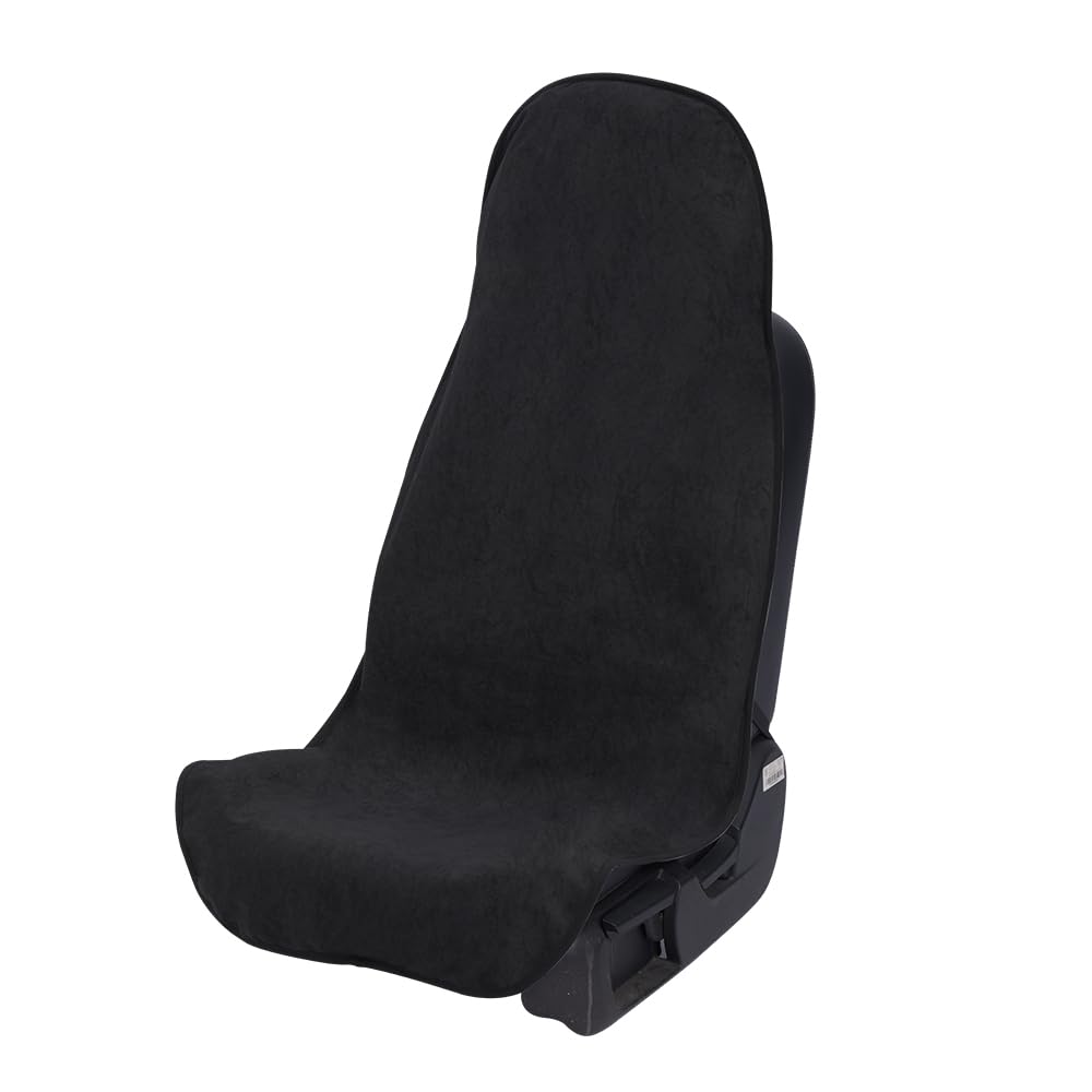 COLINOO Waterproof Car Seat Cover Universial Fits Car Sweat Towel for Trucks SUV Car Seat Protector Black