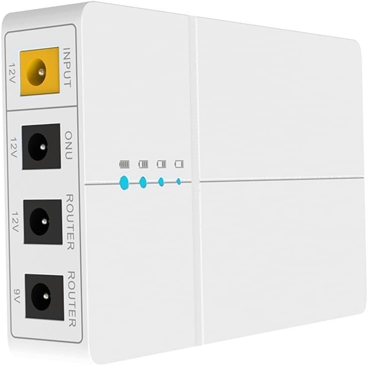 Generic 12V 9V 7800MAh 6 Uninterruptible Power Supply for Router Modem Output Battery Hours Runtime UPS Backup Power