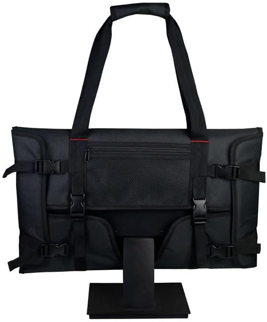 24 Inch 24" Qiilu Monitor Travel Case, Computer Monitor Bag Portable Protective Carrying Case for LCD Screens
