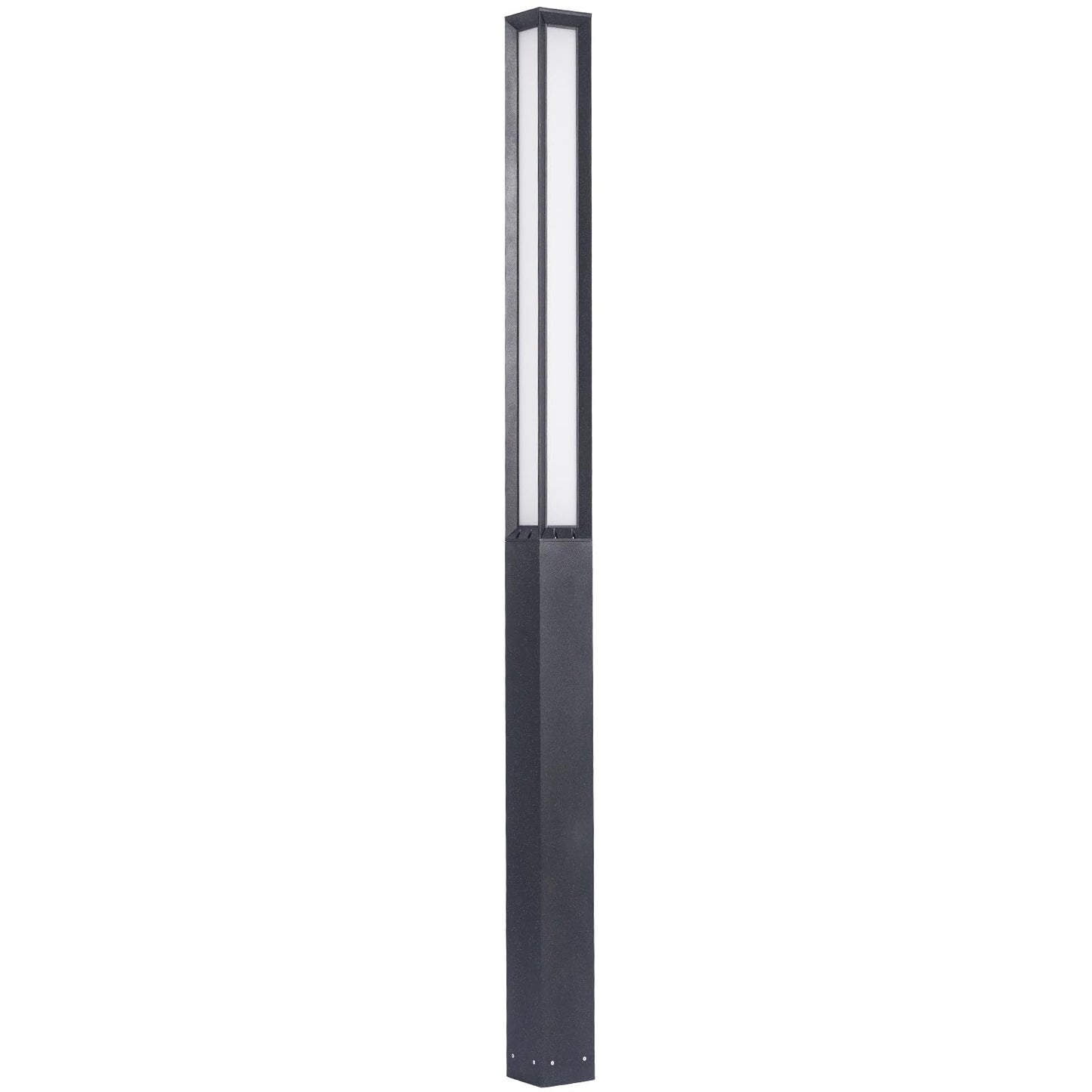 Linkmoon Landscape Path Light, 92" Modern Outdoor LED Luxury Bollard Lighting with IP65 Waterproof for Lawn Courtyard Driveway Pathway Decoration