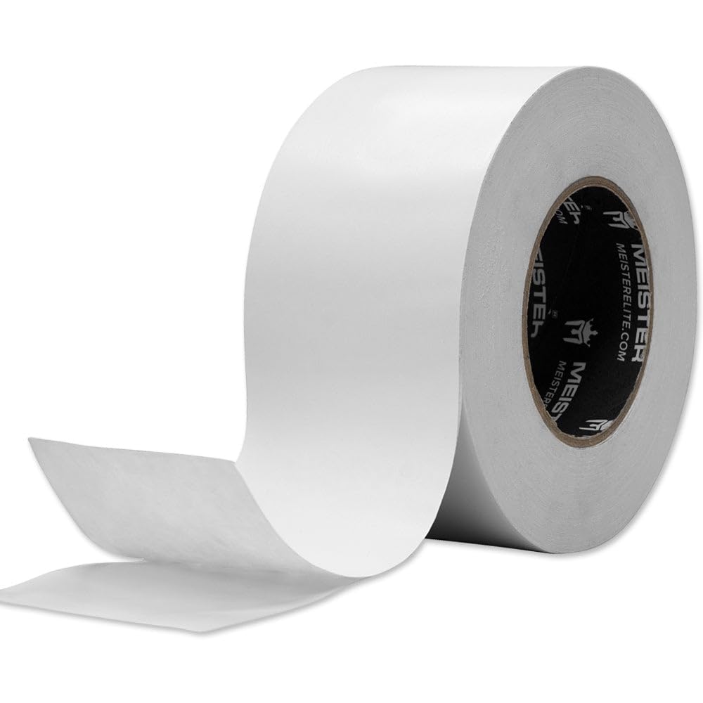Meister Double-Sided XL Floor Mat Tape - Secures Exercise Mats & Rugs in Place - 3in x 30yd