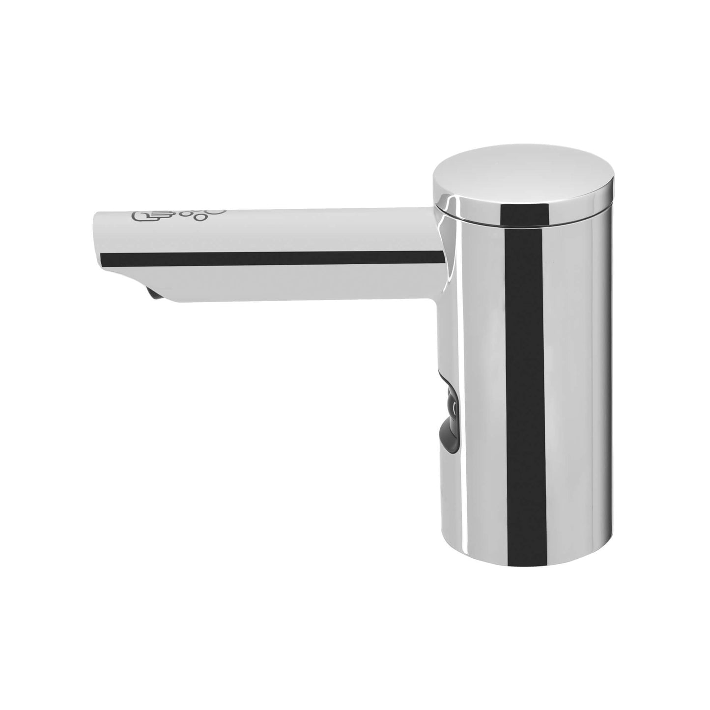 Sloan ESD-2000 Deck-Mounted Foam Soap Dispenser - Infrared Sensor Activated, Polished Chrome Finish, Battery Powered, Modular One-Piece Construction, 3346089