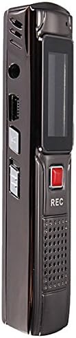 AHAOMG 8GB 650Hr MP3 (TM) LCD Digital Audio Voice Recorder Rechargeable Dictaphone Player Black