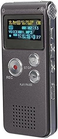 Unknown 8GB 650HR MP3 Set) Voice Recorder Player - Usb Voice Recorder - Steel Rechargeable Digital Audio Voice Recorder