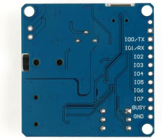 JESSINIE DY-SV5W MP3 32G Voice Playback Module Player Music Voice Board IO Trigger UART Serial Adapter Control Playback