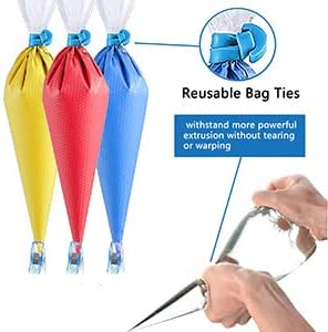 Tipless Piping Bags - 100 Disposable Pastry Bags for Icing & Frosting | Perfect for Cake & Cookie Decorating