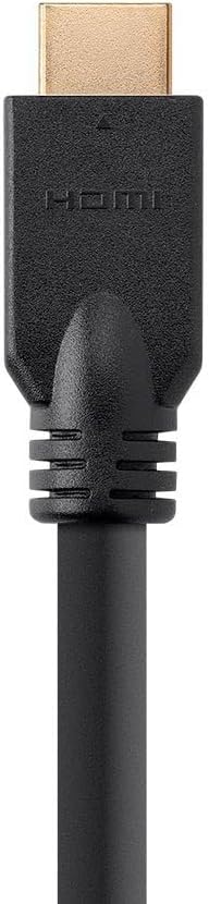 15 4K@60Hz, 18Gbps, 26AWG, 4:4:4, CL2, Commercial Monoprice HDMI Cable - Feet - Black (No Logo) | High Speed, HDR, YUV
