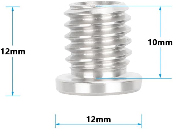 CAMVATE 5 1/4"-20 3/8"-16 0982 Pieces Threaded Screw Adapter Female to Male for DSLR Tripod Monopod