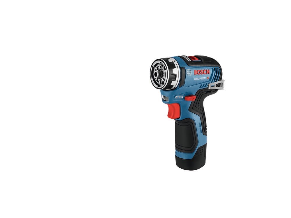 Bosch GSR12V-300FCB22 12V Max Drill/Driver with 5-In-1 Flexiclick® System with (2) 2.0 Ah Batteries
