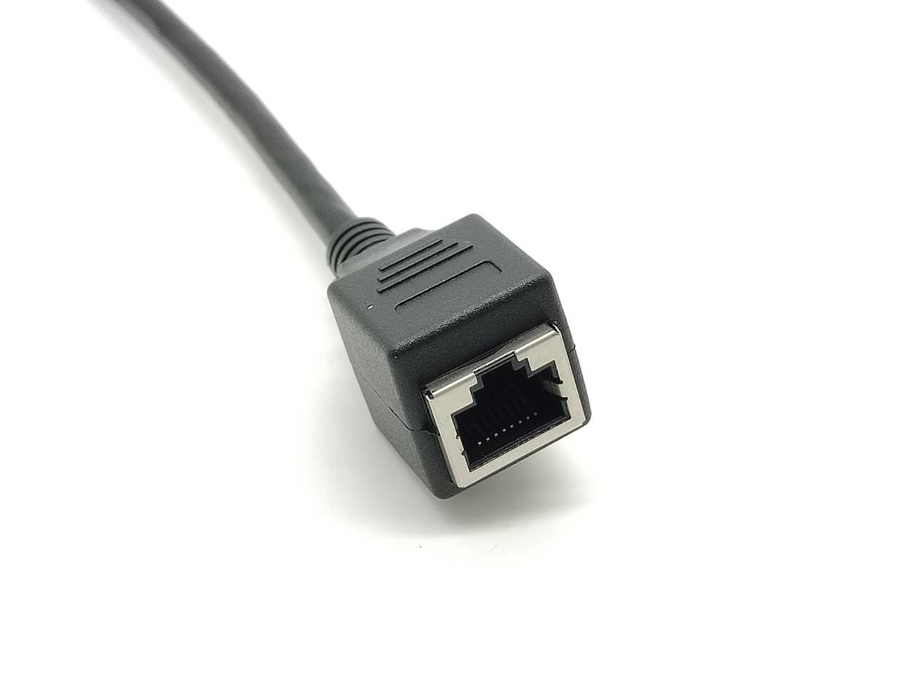 RJ45 60CM Elecbee Ethernet LAN Cable Female to Female Network Extension Cord Double Connector, Compatible